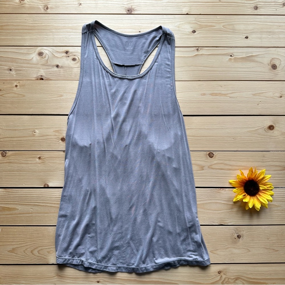 Women’s Grey Racerback Tank Top - Lightweight Casual Layering